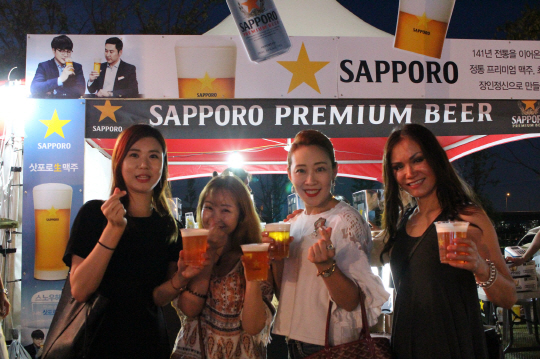 삿포로 맥주, 2017 송도세계문화관광축제 참여