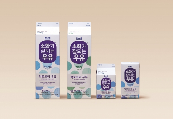 우유 속 유당을 제거한 락토프리 우유 시장의 성장세를 견인하고 있는 매일유업의 ‘소화가 잘되는 우유’ 제품들.＜매일유업＞