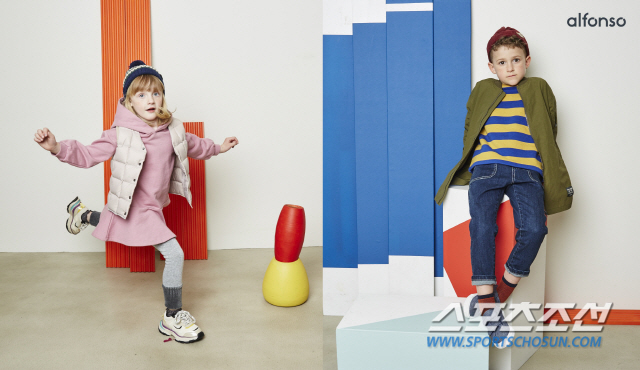 알퐁소 '키즈 라인' 2019 FW 화보.